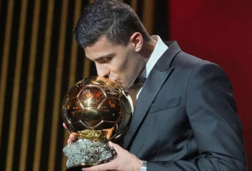 Gratulerer til Rodri for å vinne Ballon d'Or 2024, velfortjent!